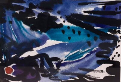 Provincetown Bay Storm by Myrna Harrison