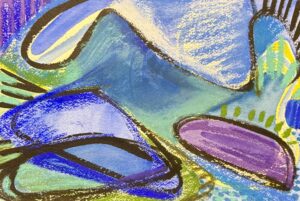 The Blues No1 1995 by Myrna Harrison