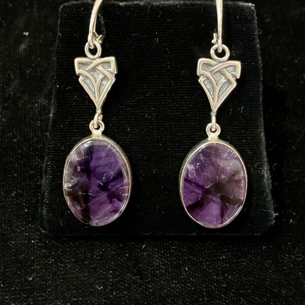 Star Amethyst Earrings by Deanne McKeown