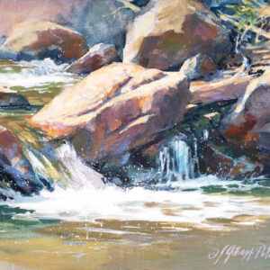 Portrait of a Mountain Stream by Julie Gilbert Pollard 25-19