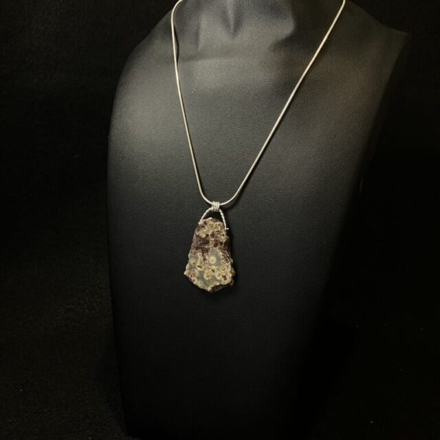 Fossil Coral Jasper Necklace by Nancy Foo NF116
