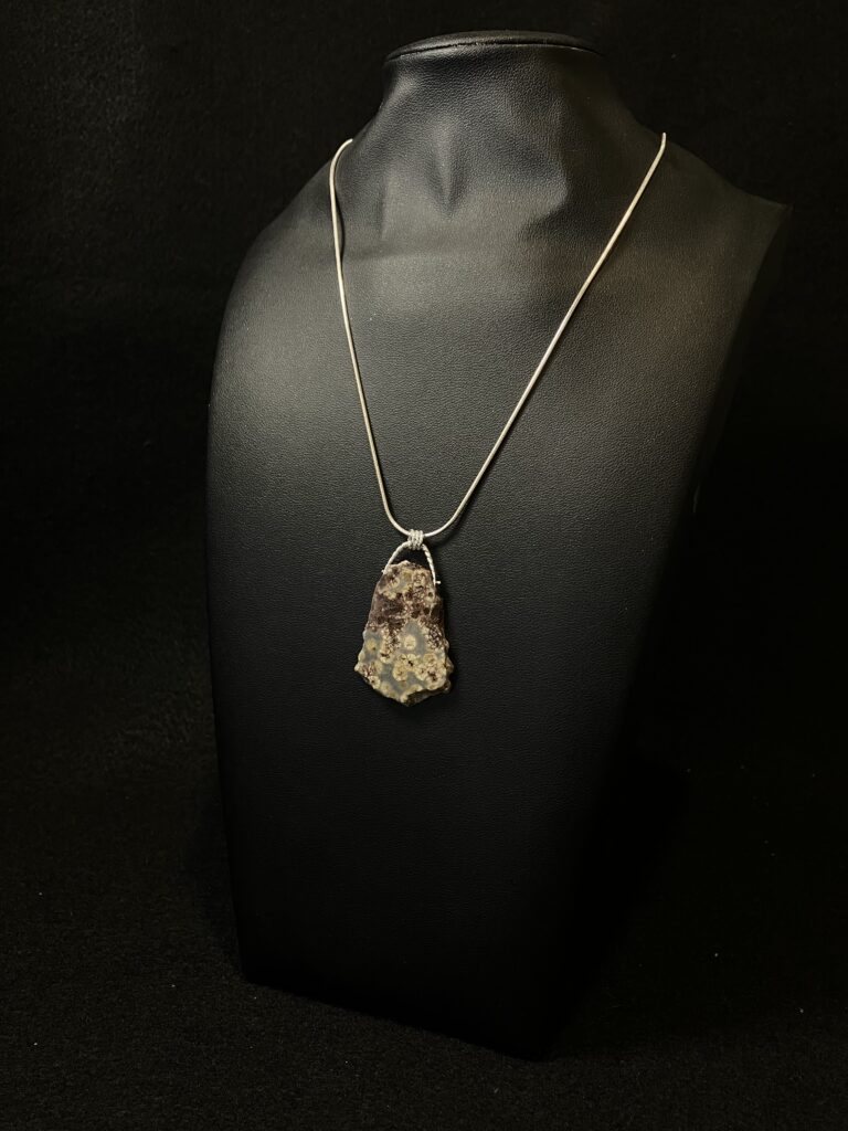 Fossil Coral Jasper Necklace by Nancy Foo NF116