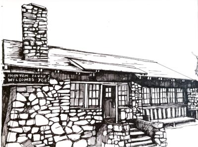 Phantom Ranch Welcomes You Mile 88 by Betsy Menand