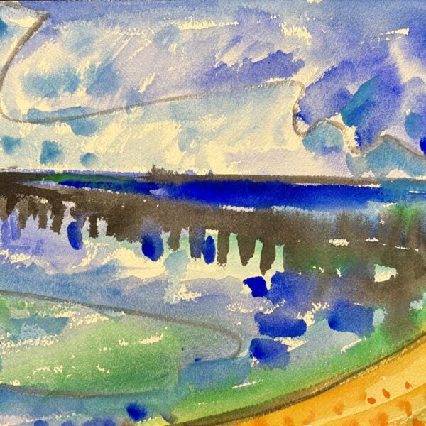 Bay Reflection 2010 by Myrna Harrison