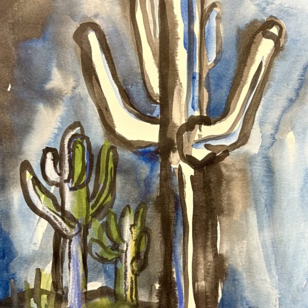 Saguaros 2009 by Myrna Harrison