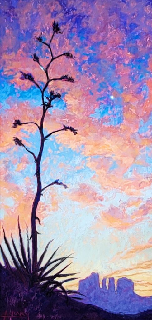 Century Plant Sunset by Alison Crary