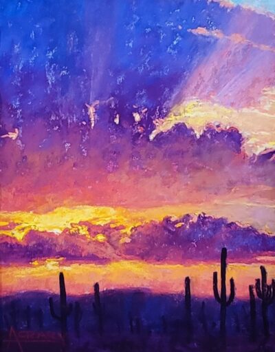 Saguaro Sunset by Alison Crary