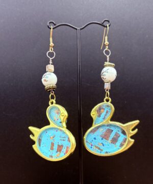 Blueberry Song Earrings by Sharon Gilham scs136e