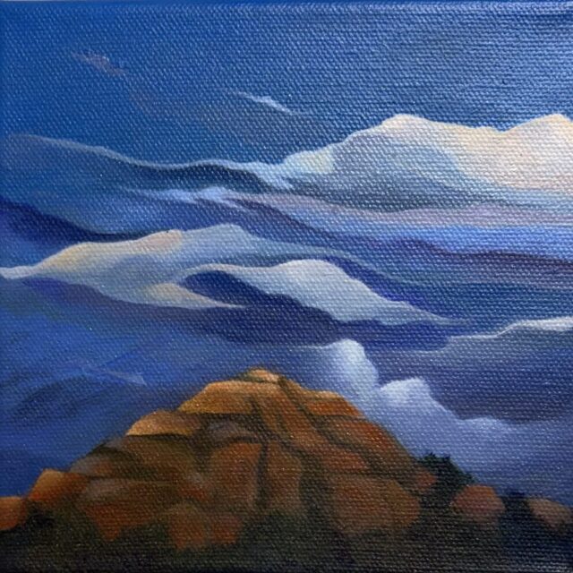 Golden Hour – Thunder Mountain by Christie Palmer