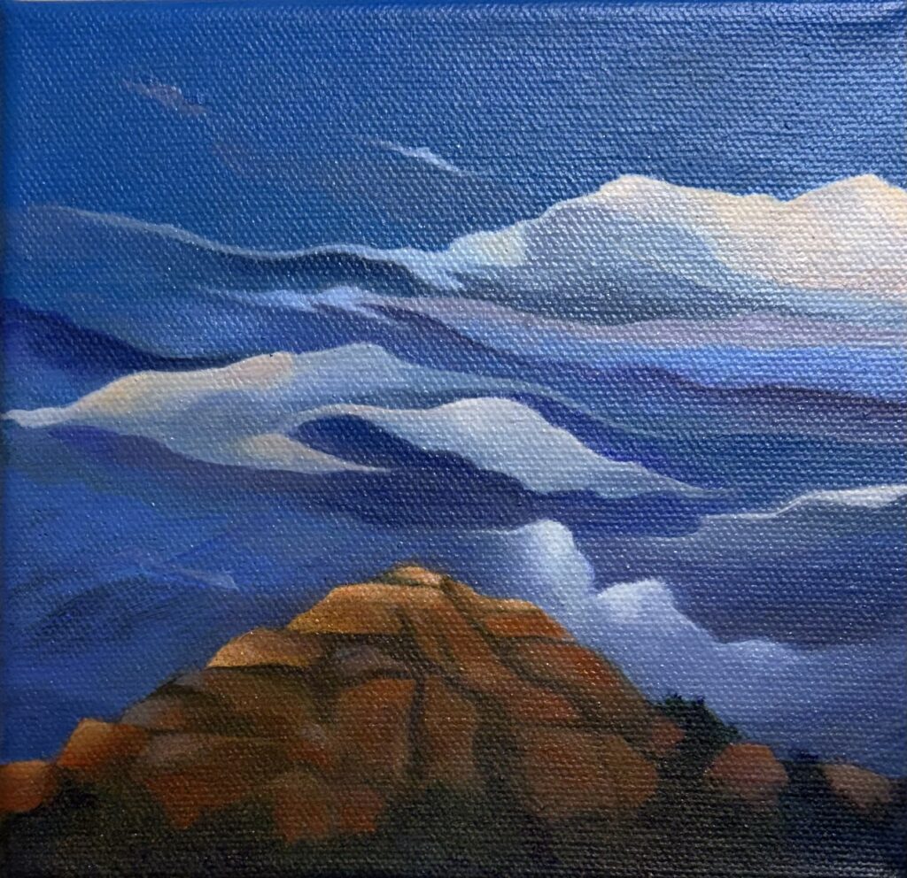 Golden Hour – Thunder Mountain by Christie Palmer