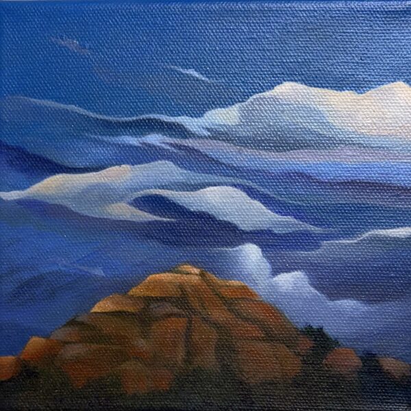 Golden Hour – Thunder Mountain by Christie Palmer