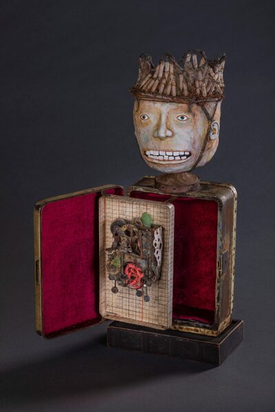 Assemblage Sculpture: “Capturing The Elusive Junk Bird”