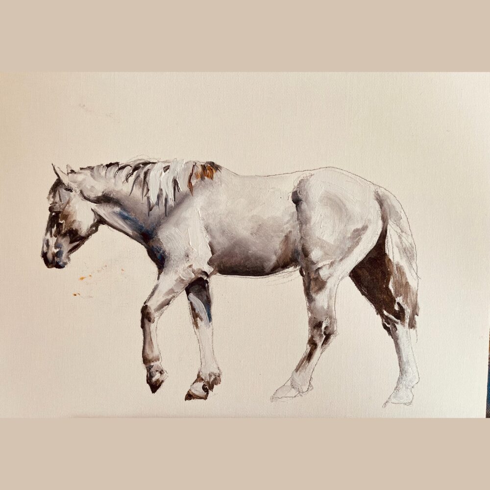 Shelly Hackett Horse painting