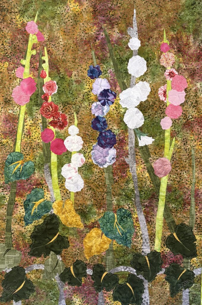 Holly Hocks by Sharon McGinnis