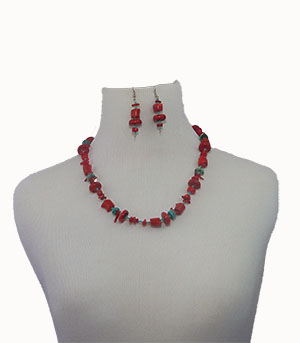 Coral set by V Norton