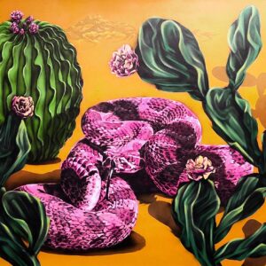 Desert Fragrance And The Soft Humm Of A Pink Rattle by Alex Rupert