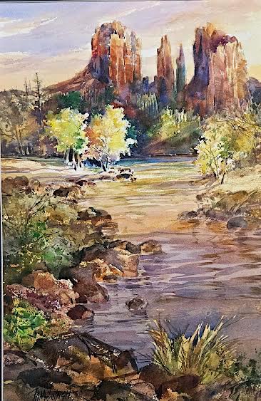 Southwest Landscape in Watercolor ONLINE