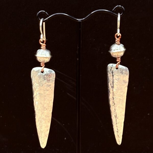 Sterling Silver Petroglyph Earring by Tom Yazzie TYE-453