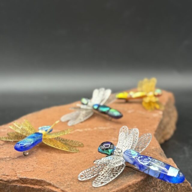 Dragonfly Pin by Karen Puckett