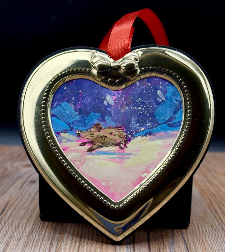 Javelina Frolick Ornament by Jillian Sander