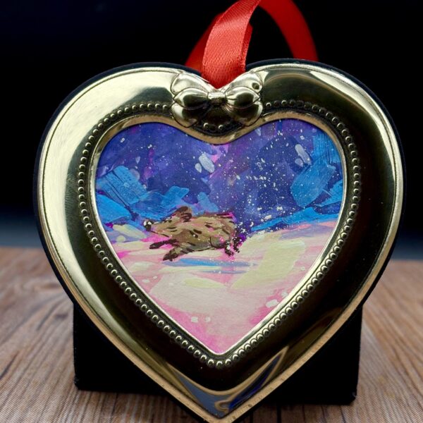 Javelina Frolick Ornament by Jillian Sander