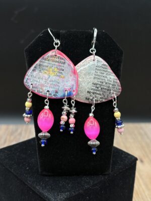 Sour Hibiscus Earrings by Sharon Gilham SCS112E