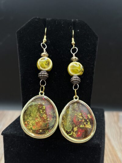 Passionfruit Honey Earrings by Sharon Gilham SCS115E