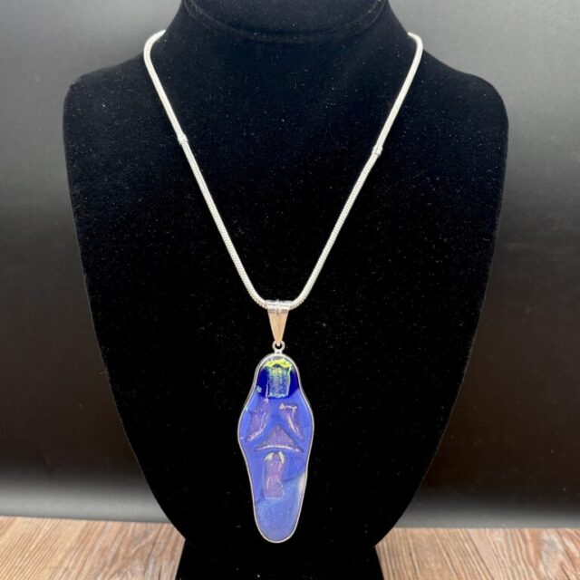 Sterling Silver Bezel Pendant by Karen Puckett