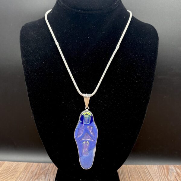 Sterling Silver Bezel Pendant by Karen Puckett