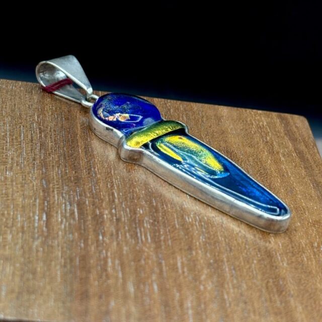 Sterling Silver Bezel Pendant by Karen Puckett 85