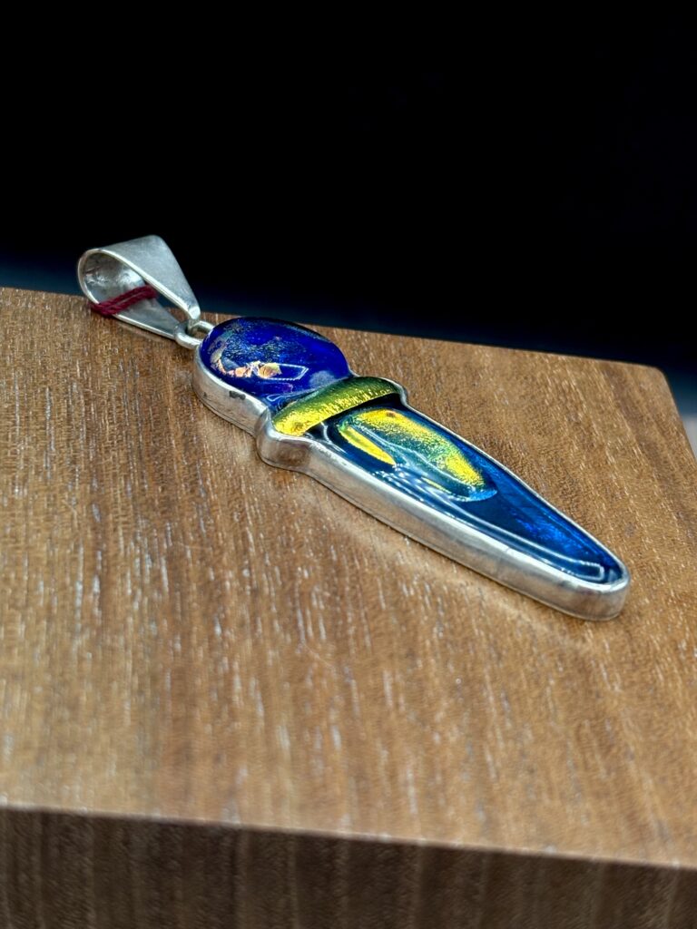 Sterling Silver Bezel Pendant by Karen Puckett 85