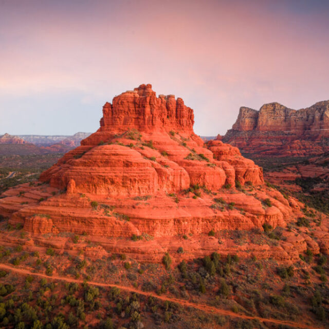 Bell Rock Blue Hour by Elaine Belvin