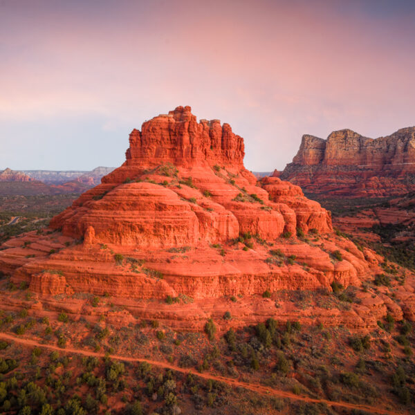 Bell Rock Blue Hour by Elaine Belvin