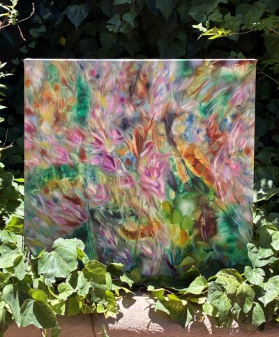 Emerald Flowers II by Khrystyna Kozyuk