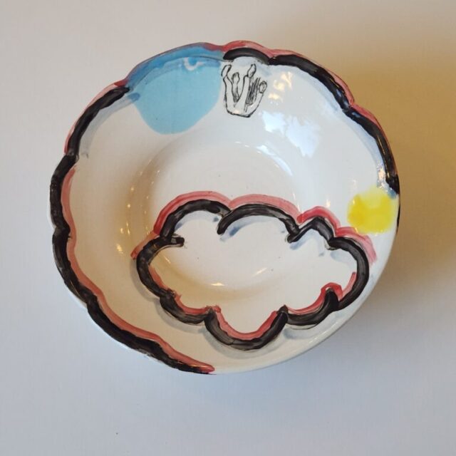 Bowl Floating Dreaming by Chas Frisco