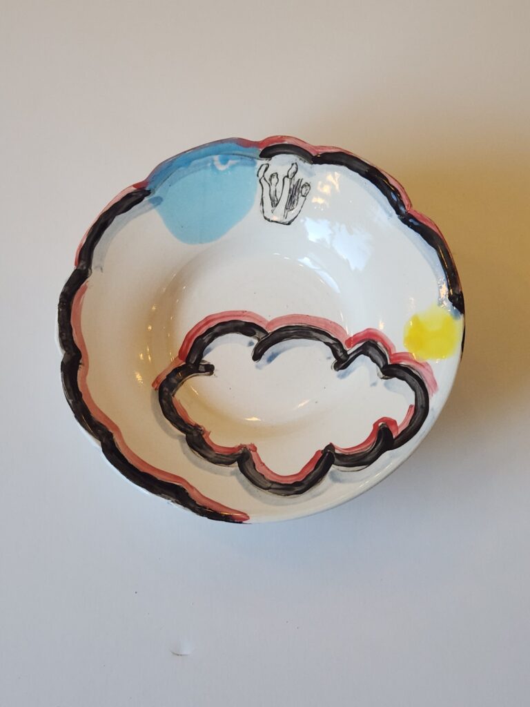 Bowl Floating Dreaming by Chas Frisco