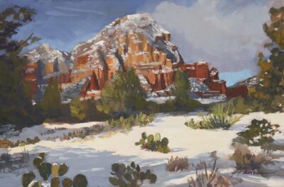 Exploring Gouache: The Color of Winter