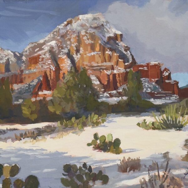 Exploring Gouache: The Color of Winter