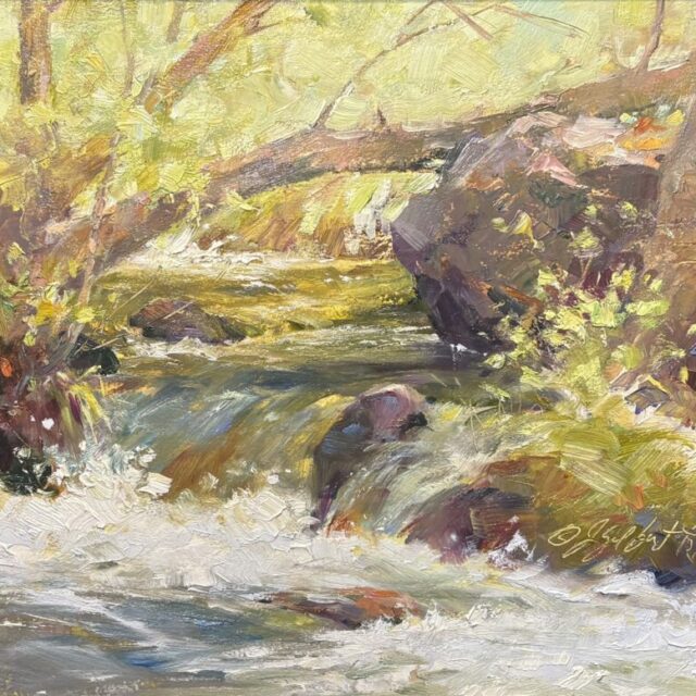 Oak Creek at Briar Patch XXXV by Julie Gilbert Pollard