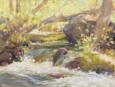 Oak Creek at Briar Patch XXXV by Julie Gilbert Pollard