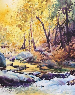 Reflections in Gold by Julie Gilbert Pollard