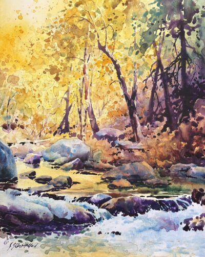 Reflections in Gold by Julie Gilbert Pollard