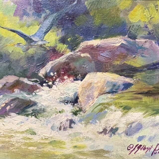 Sailing Down Oak Creek by Julie Gilbert Pollard