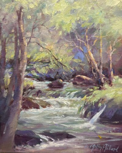 Snowy Glider by Julie Gilbert Pollard