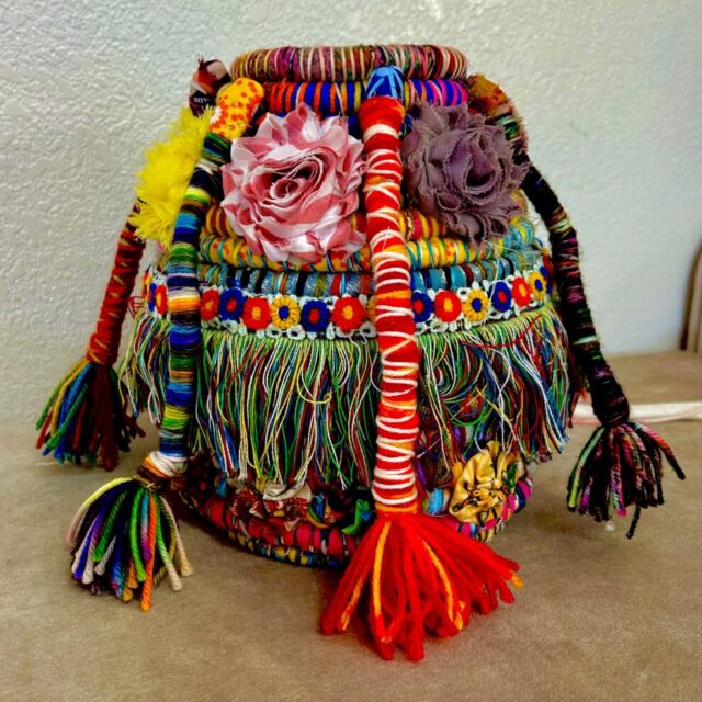 Vivacious Vessels: Fiber-Wrapped Coil Baskets