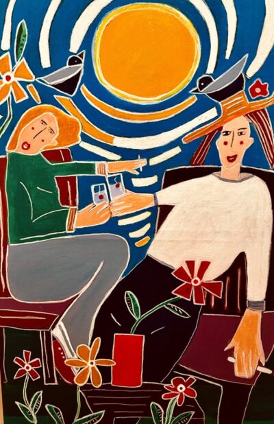 Bottoms Up / Sipping And Slipping The Afternoon Away by Denize Katzen 45J