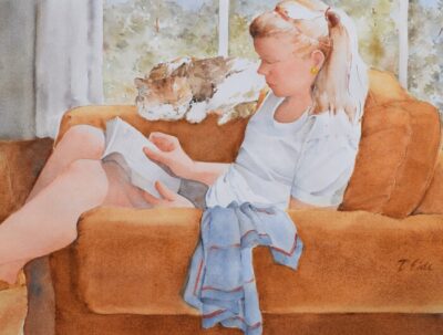 Emma and Peaches by Diane Eide 45J