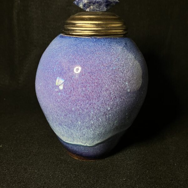 Medium Lapis Crystal Wish Jar by Sharon Penchina