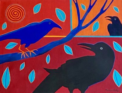 Raven Circle of Life by Mariann Leahy 45J
