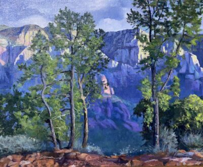 A Posse Ground View by Lili Anne Laurin